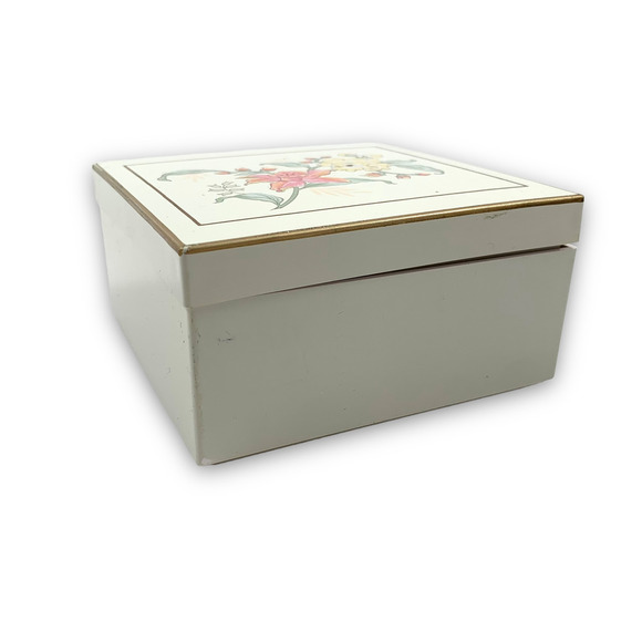 1960's OTAGIRI JAPAN PRIMA floral lacquerware boxed coasters set - Picture 7 of 9